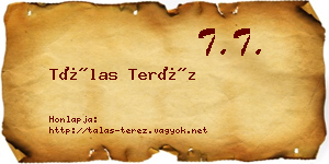 Tálas Teréz névjegykártya